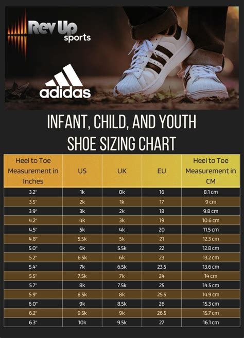 Adidas shoe sizes uk